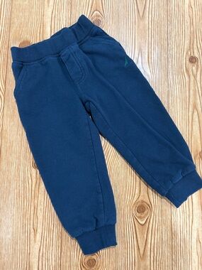 4/$20 Nautica Navy Blue Kids Sweatpants with Contrast Logo